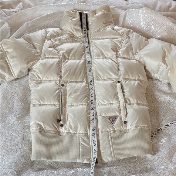 Guess Women's Ivory Puffer Jacket - Picture 10 of 17